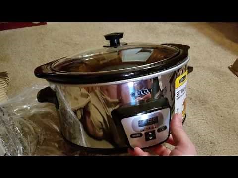 Bella 5 qt Slow Cooker - Unboxing and Review