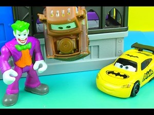 BatCar McQueen Saves Mater from the Joker in Gotham City
