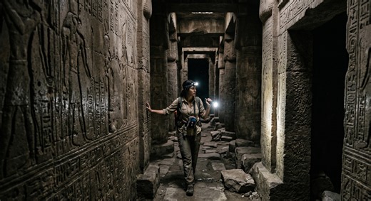 Thousands of hidden chambers may be buried beneath Hawara right now