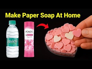 Homemade paper soap making kit/homemade paper soap/How to make paper soap/paper soap making/#soap