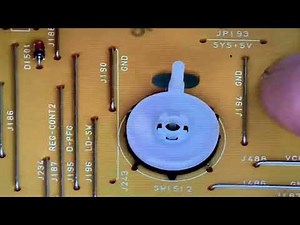 Sanyo VCR & DVD player combo repair part 003