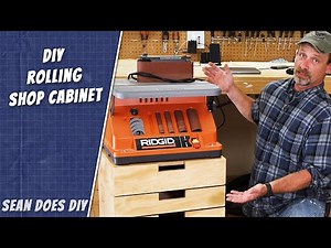 Build a DIY Rolling Shop Cabinet with Drawers