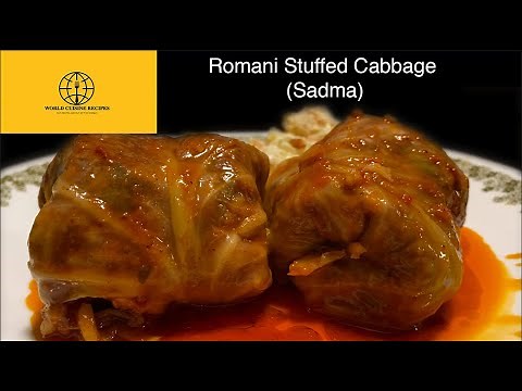 How To Make Romani Stuffed Cabbage Called Sadma aka (Golumpki)