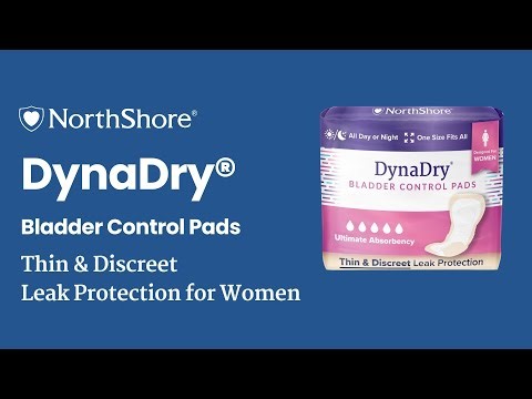 NorthShore DynaDry Bladder Control Pads for Women | Premium Incontinence Protection