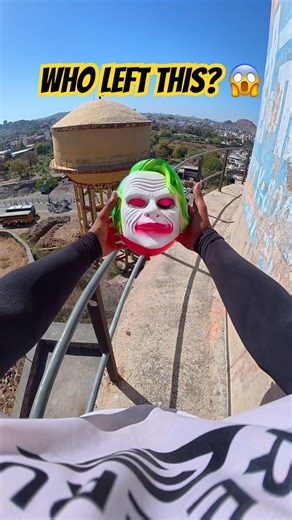 This Rooftop Hide Something Scary… 😱 #rishabhfreerun #spiderman#parkour#maskman#joker#funny#shorts