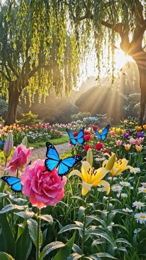 🌷 A Walk Through the Most Beautiful Flower Garden 🦋