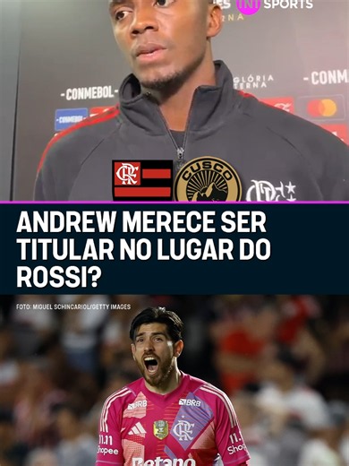 ANDREW TEVE A OPORTUNIDADE! 🧤🔴⚫ E aí, Nação, como avalia o desempenho do goleiro do Flamengo com Rossi no banco? #FutebolBrasileiro #Libertadores #Flamengo
