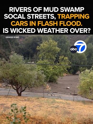 Major Mudslide in Oak Glen Causes Chaos