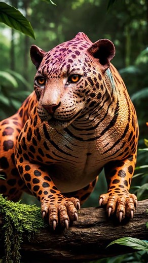 A chameleon leopard changing colors every second #wildlife #leopard