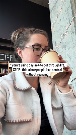 If you’re using Klarna, Affirm, or Afterpay just to get through the month, pause here. The problem with buy now, pay later (BNPL) isn’t one purchase — it’s when multiple payments stack and your future paychecks already feel spent. A better option: Before using BNPL again, write down every payment due date in one place and only allow one BNPL purchase at a time until things feel steady. This small step gives you visibility, control, and breathing room — without shame. Save this if you’re teaching