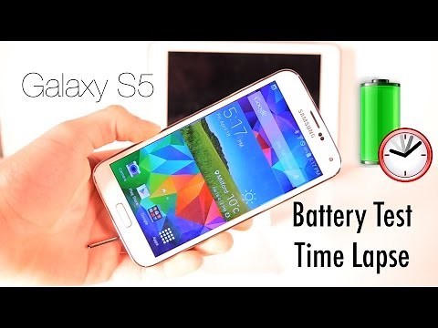 Samsung Galaxy S5 Battery Drain Test (Time Lapse)