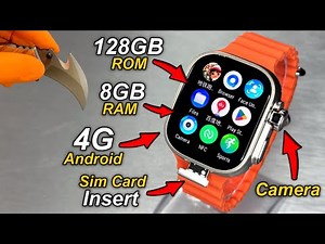 S9 Ultra (3) 4G Android SmartWatch With SimCard Insert & Camera⚡️8GB RAM + 128GB ROM + HotSpot⚡️