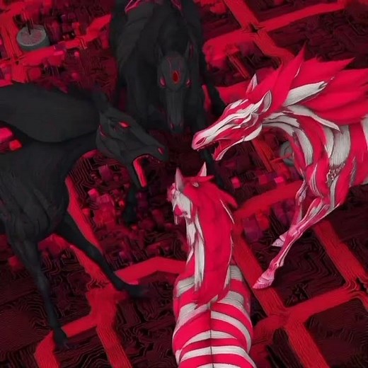 習作『黙示録の四騎士（The Four Horsemen of the Apocalypse）』アニメ