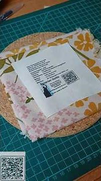 How to create a quilt label No1 #shorts #quilt #label #technical #diy #anleitung