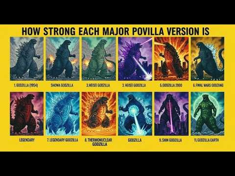 How Strong Each Major Godzilla Version Is (1954–2024) | Ultimate Power Comparison Ranked