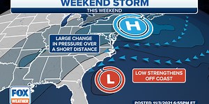 A nor'easter will form off the Southeast coast this weekend: How is that possible?