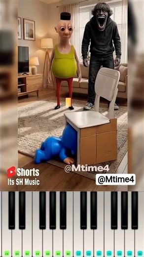 Hamood Habibi, 67 Kid Meme: Two Disappear... One Stays! 😂🪑👀 @Mtime4 - Piano Tutorial