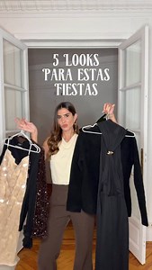 5 looks para estas fiestas ✨🤍 PUBLI ¿Cuál os gusta más? a mi el tercero! es todo de @mango 🥰 | Mery Turiel