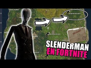SLENDERMAN aparece en el BOSQUE de FORTNITE a las 3:33 AM | El SECRETO de battle royale