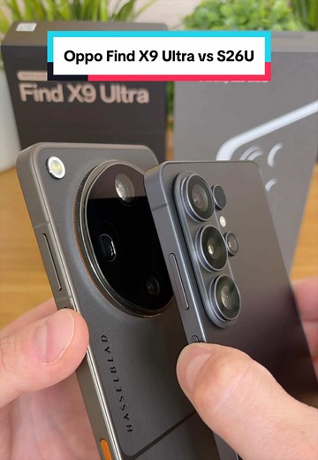 Oppo Find X9 Ultra vs Galaxy S26 Ultra speed test