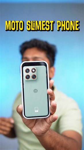 Fivetag on Instagram: "Early impressions of the motorola edge 70 are solid. Ultra-thin build, dependable 5000 mAh battery, versatile Triple 50MP setup, and smooth 4K 60FPS. Launching 23rd Dec at ₹28,999*, Flipkart only. #motorolaedge70 #moto #review"