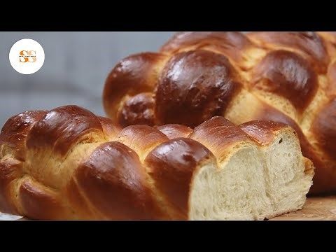 How to make fluffy Challah Bread - EASY 4 Braid