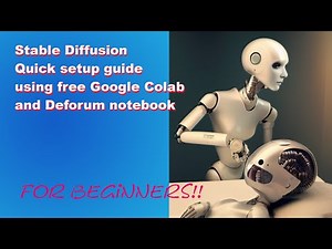 Stable Diffusion AI Art Quick Setup with Free Google Colab and Deforum Notebook