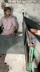 How is fabric prepared in a steam press? | Work Base