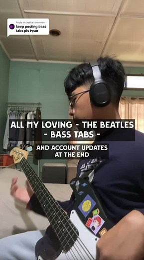 Tutorial de bajo: All My Loving de The Beatles