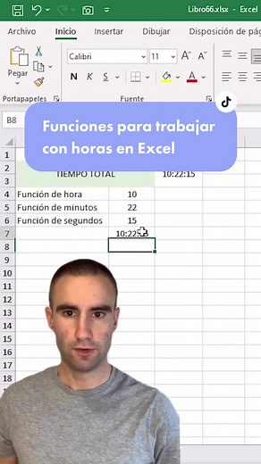 Funciones para separar la horas, minutos y segundos en Excel. También para montar de nuevo la hora completa ⏰ 📁 ¡Guarda el vídeo para acordarte del truco y comenta cualquier duda en los comentarios! 😉 Sígueme para vídeos de Excel diarios #ExcelConAlvaro #Excel #ExcelTips #AprenderExcel #ExcelBasico #trucosexcel