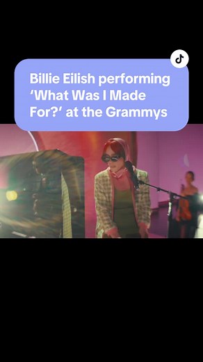 Billie Eilish Performs 'What Was I Made For?' at the Grammys