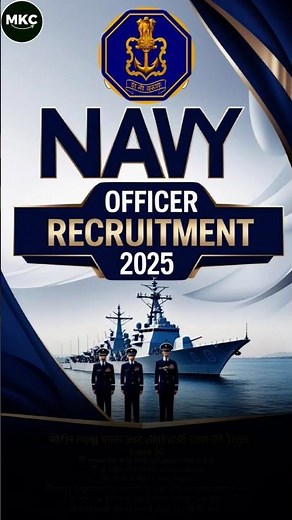 Indian Navy SSC Officer Recruitment 2025 ⚓ | SSC Tech & Executive Branch | MKC