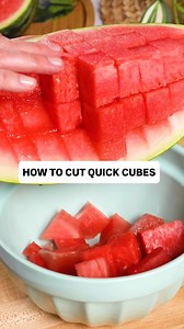 1K reactions · 167 shares | Save this video so you know exactly how to cut quick watermelon cubes for your next summer picnic!  https://bit.ly/4dYaeeU | Watermelon Board | Facebook