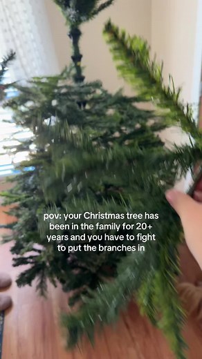 Holiday Struggles: Assembling a 20-Year-Old Christmas Tree