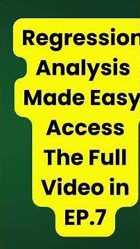Regression Analysis Explained