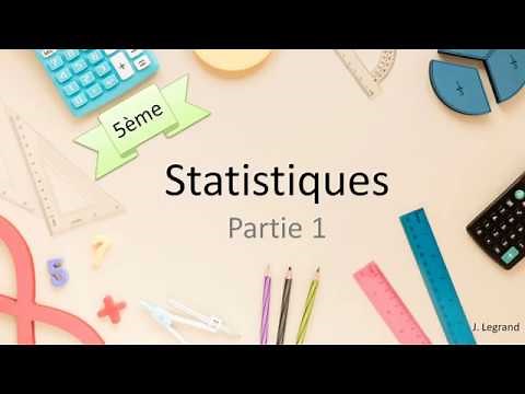 Cours 5ème - Statistiques Partie 1