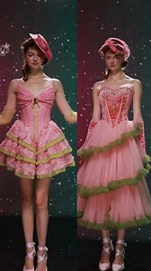 Pink 💗 & green 🌿 swirl like living magic — a flowing spell that moves with every step. Let this enchanting silhouette make you the heroine of your own story. ⏳ Limited-Time Offer Inside 👉 Shop Now & Claim Your Discount | Lacemade