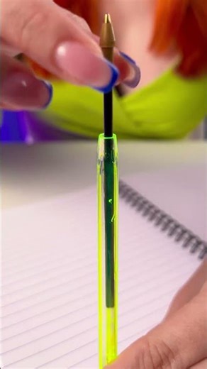 GLOWING PEN MAGIC!✨ Unbelievable Glow Stick Prank #shorts