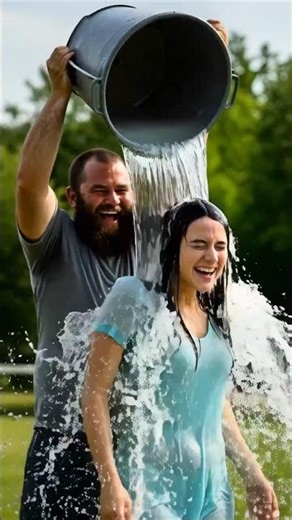 Water Bucket Challenge: A Refreshing Splash!