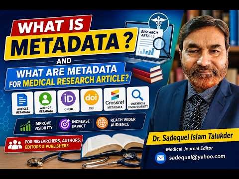What is Metadata and What are the Metadata of a Medical Research Article? Explained in Bangla |