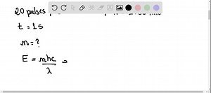 SOLVED:Pulsed laser replaces dental drills A laser used for many applications of hard surface dental work emits 2780 -nm wavelength pulses of variable energy (0-300 mJ) about 20 times per second. Determine the number of photons in one 100-mJ pulse and the average power of these photons during 1 s.