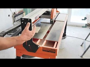 Testarea masinii de taiat gresie faianta CRIANO CNO-TE1-1200