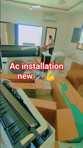 How to installation Ac new 🛠️ | New AC installation | ac unit install
