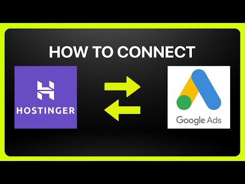 How To Connect Hostinger Website Builder To Google Ads ! Tutorial