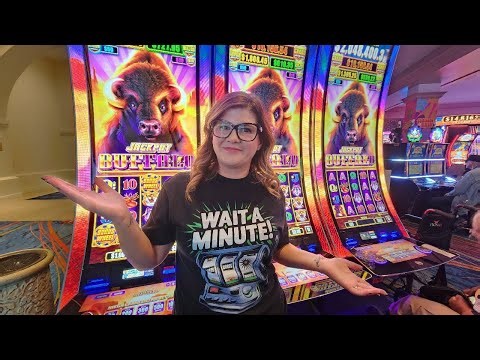 The NEW Jackpot Buffalo Slot Machine Kept Re-Triggering!