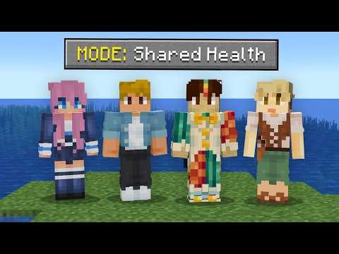 Minecraft, But Our HEALTH Is SHARED..