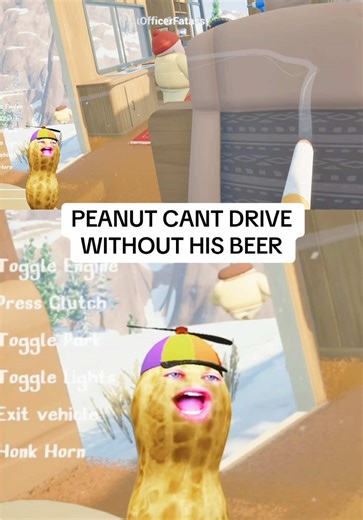 Peanut Can’t Drive Without His Beer #burntpeanut #theburntpeanut #gamingtiktok #cloakzy #fyp