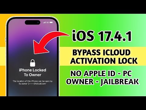 iOS 17.4.1 Bypass iCloud Activation Lock - iPhone Locked to Owner iF Forgot Apple iD (NO COMPUTER)