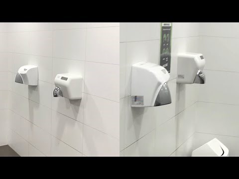 2 JD Macdonald Autobeam Hand Dryers and 2 Clean Dry Anmon Hand Dryers at Canberra Outlet Centre