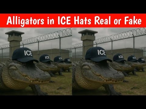 Alligators in ICE Hats Real or Fake – Did DHS Really Post This?